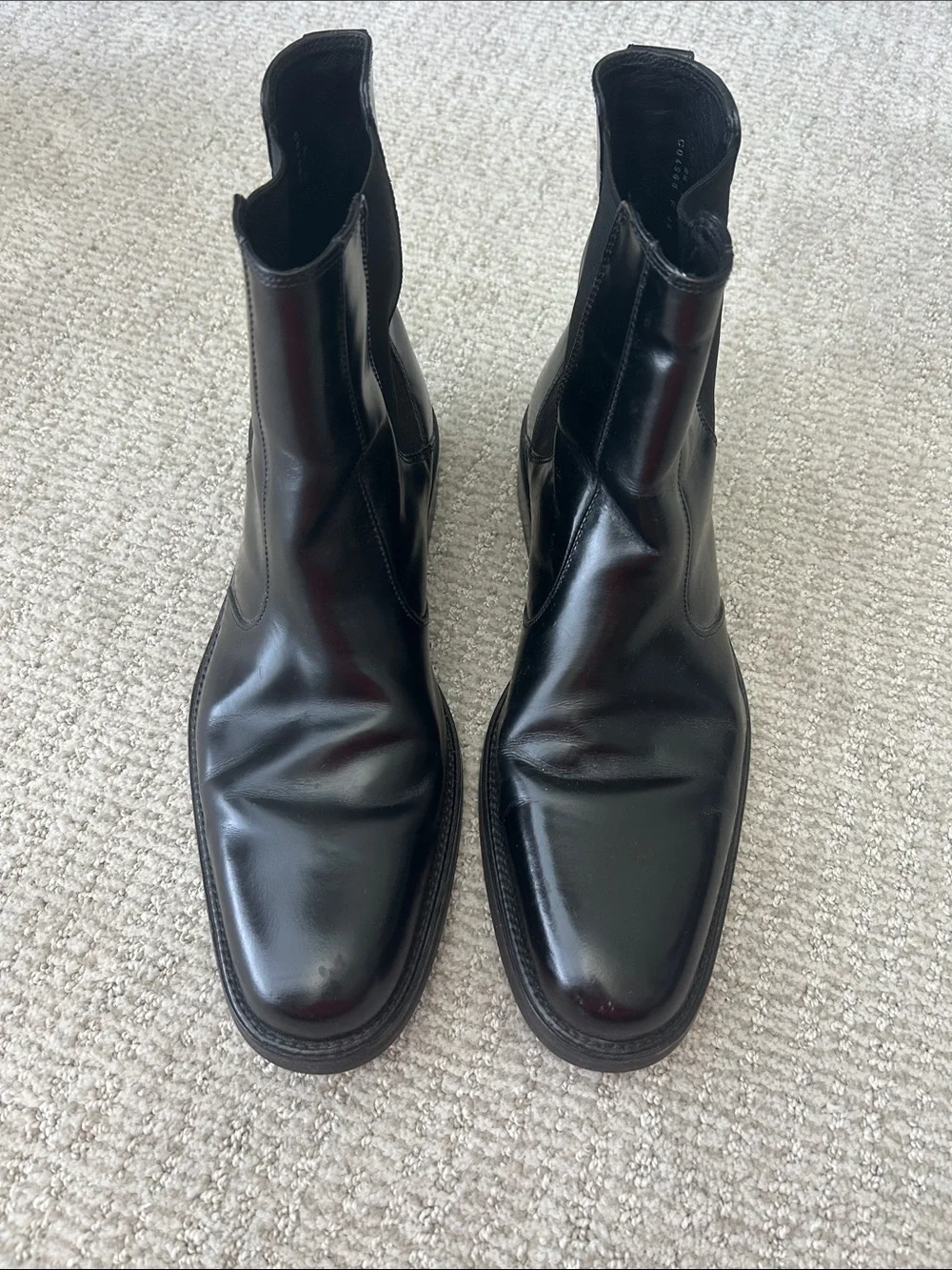 Cole Haan Men's Black Leather Chelsea Boots